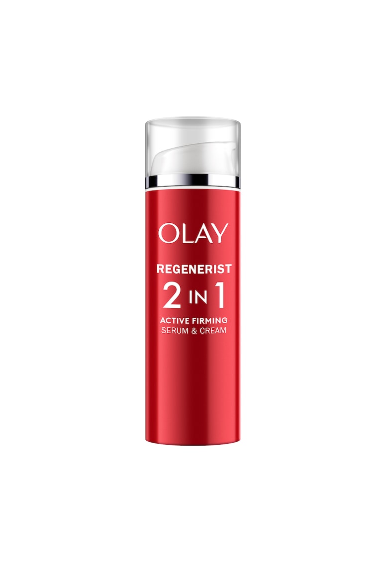 Oferte la Regenerist 2 in 1: Serum-crema antirid pentru un ten radiant si ferm cu tehnologia Microscuplting - imbogatit cu peptide si niacinamida - 50ml