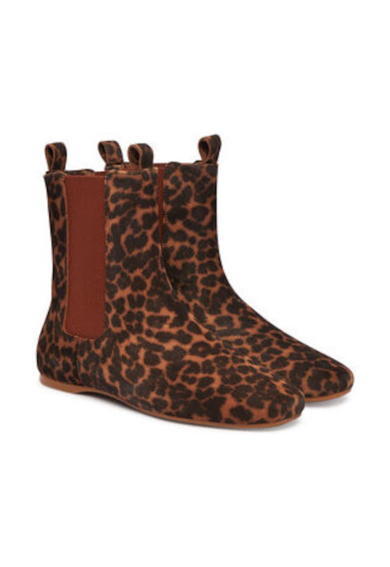 Pantofi dama -  Piele naturala - Maro