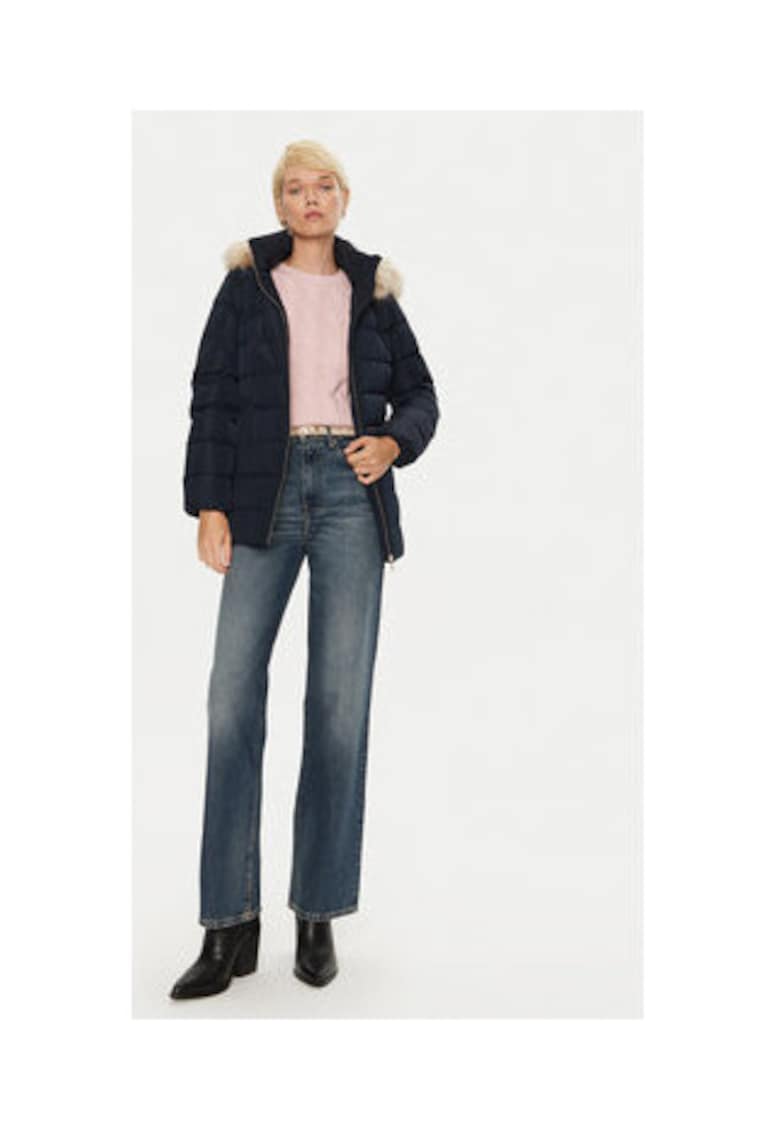 Geaca puf Femei -  Bleumarin - 100% poliester reciclat -