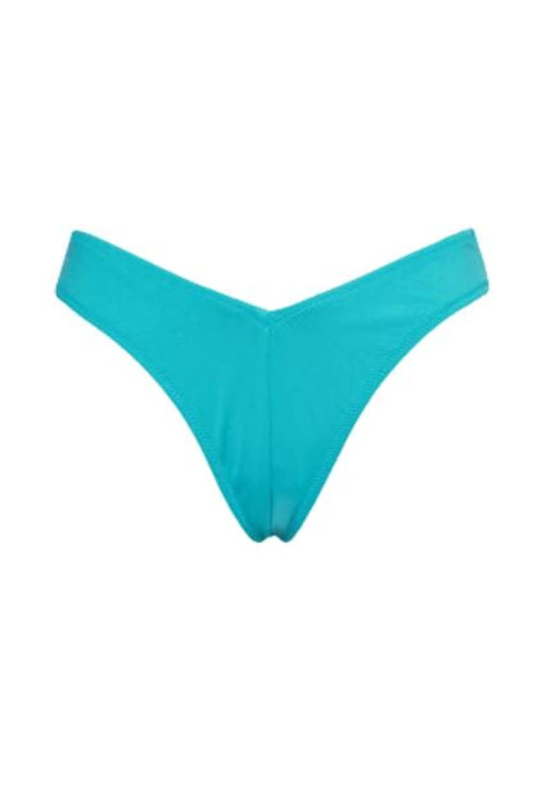 Slip de bikini -  Albastru - 85% Poliester reciclat - 15% Elastan -