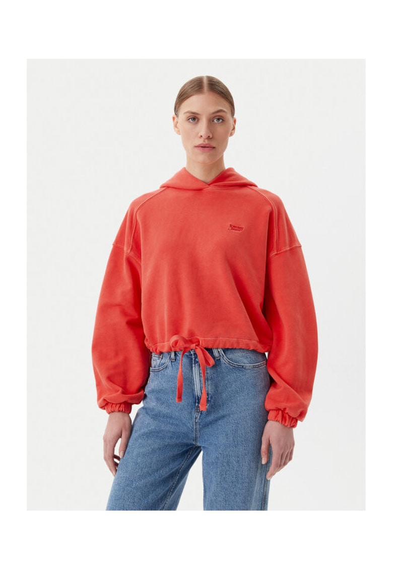 Bluza dama -  Portocaliu - 100% bumbac