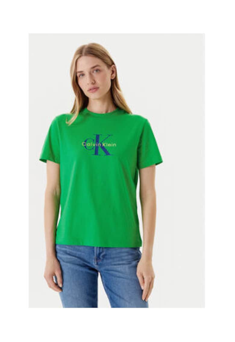 Tricou dama -  verde - bumbac - Verde