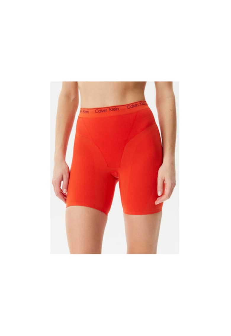 Pantaloni scurti sport dama -  portocaliu - elastan/poliamida/bumbac/poliester - Portocaliu