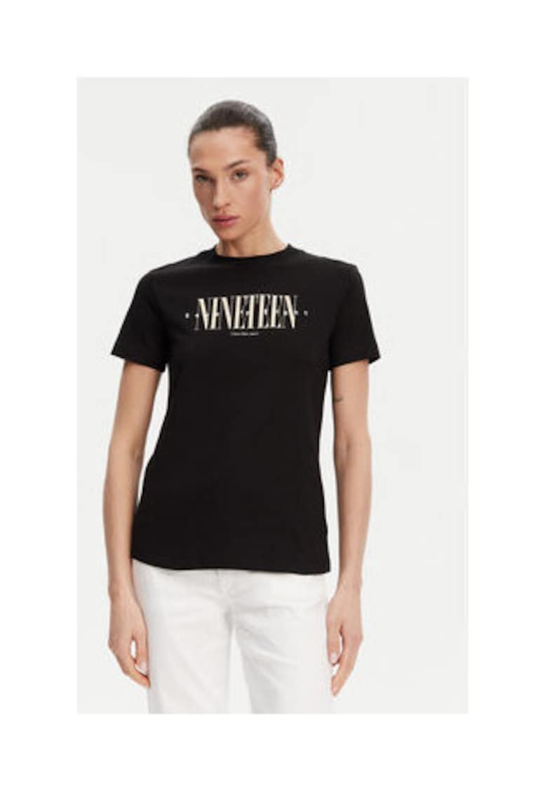 Tricou dama -  negru - bumbac - Negru