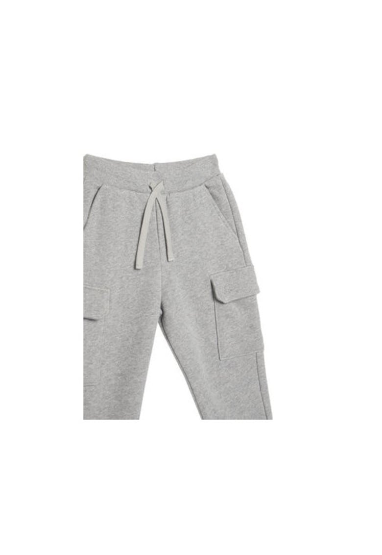 Pantaloni de trening baieti -  Gri - 100% bumbac -