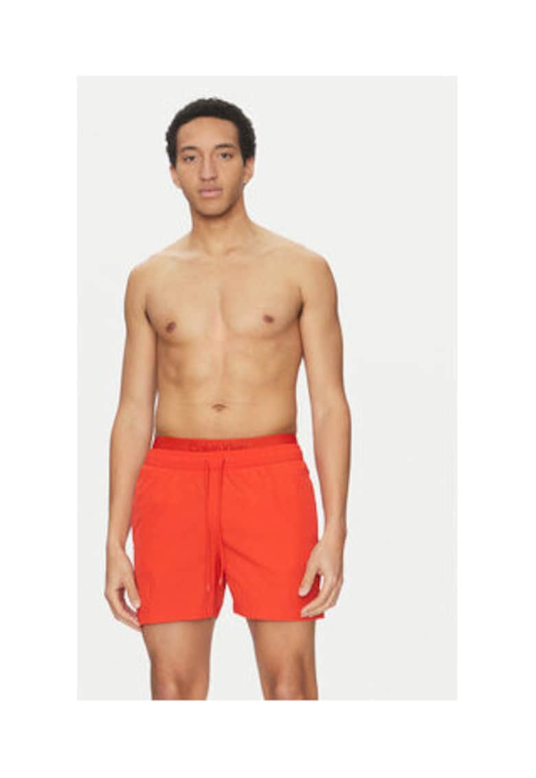 Costum de baie barbati -  rosu - nailon reciclat -