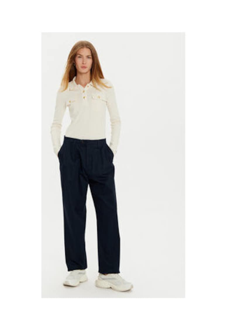 Bluza polo dama -  ecru - 100% bumbac -