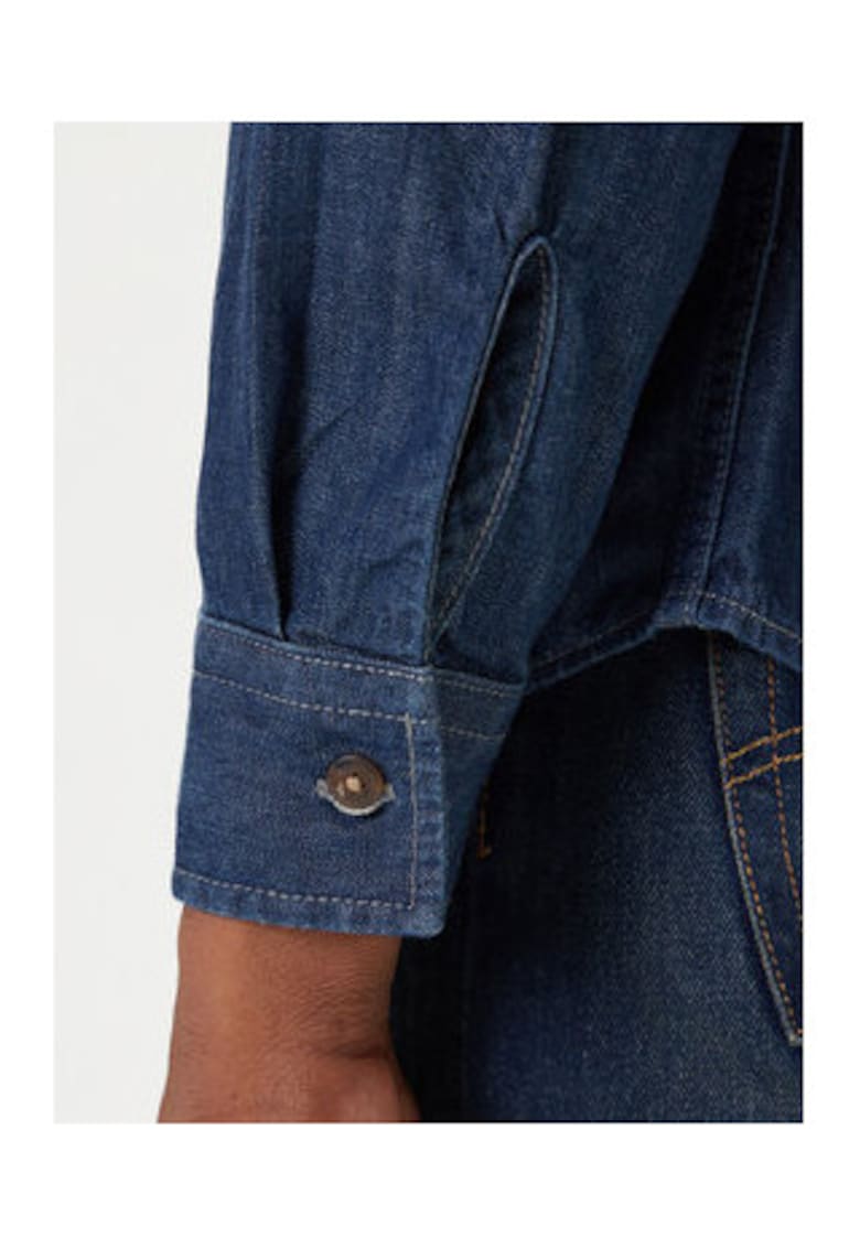 Camasa din denim Barbati - Levi S  - Albastru inchis - 100% bumbac -