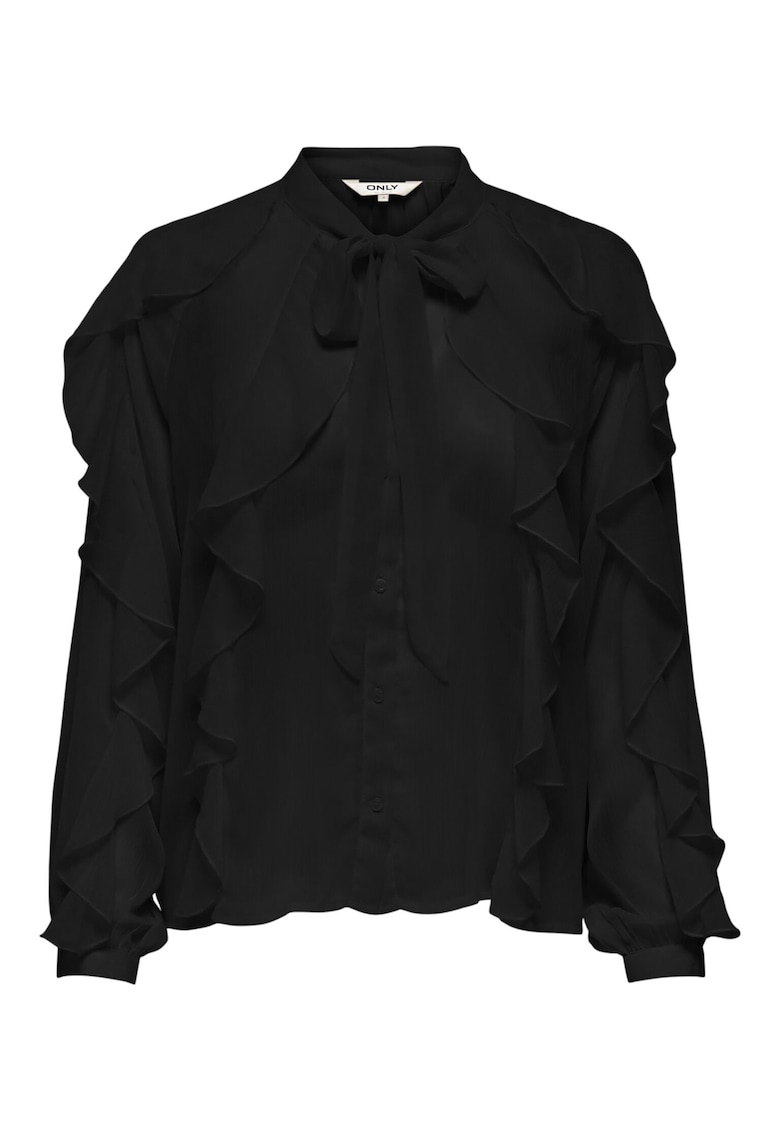 Camasa dama -  poliester reciclat - neagra