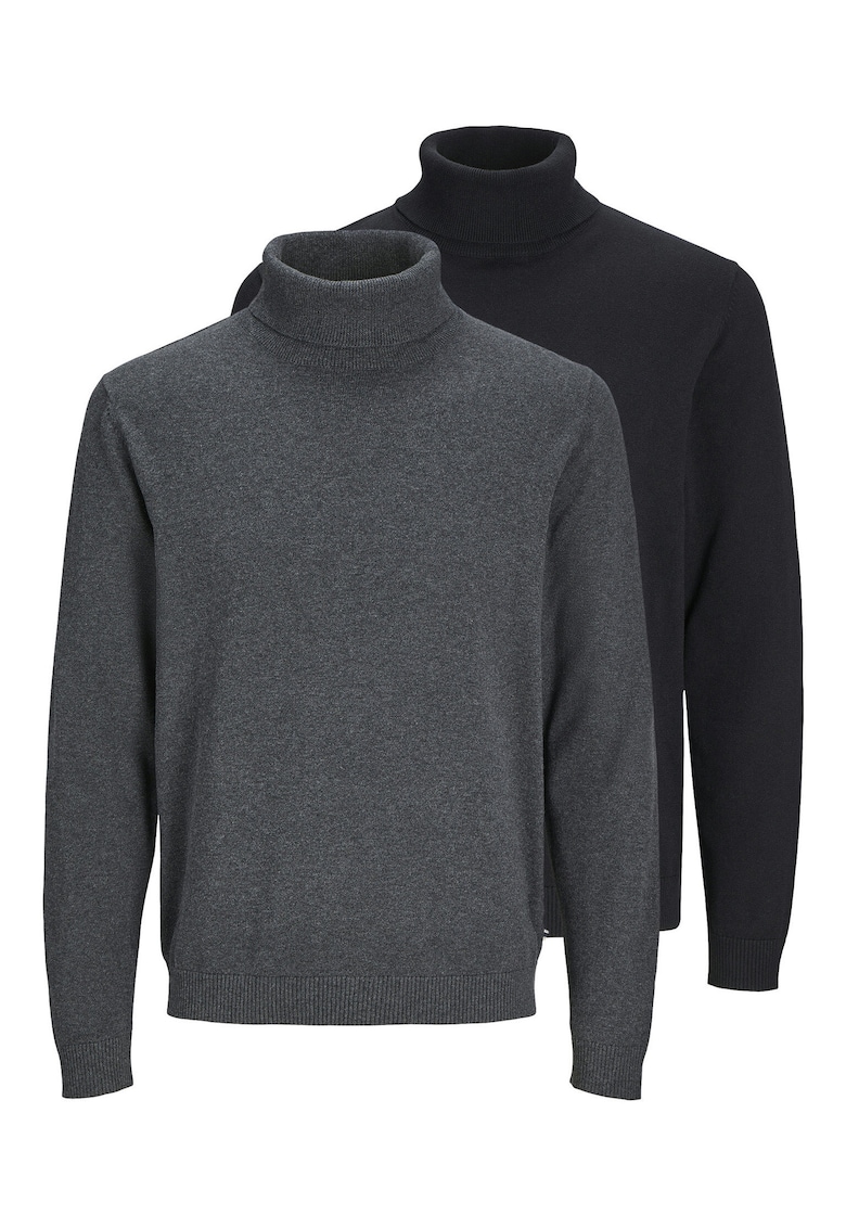Set 2 barbati - Jack Jones - negru gri - 100% bumbac organic