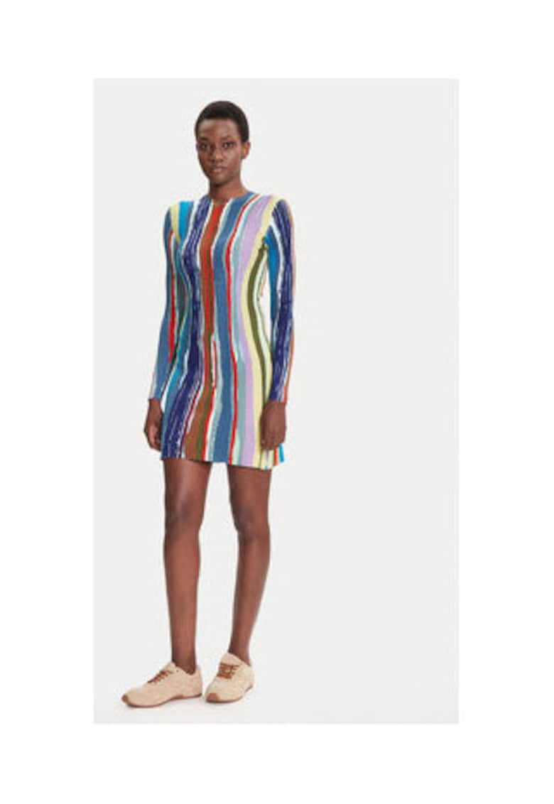 Rochie  multicolor - 70% viscoza - 30% poliester - Multicolor