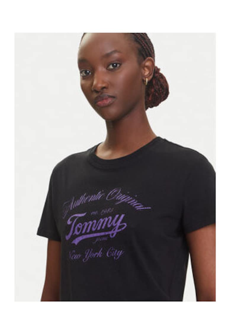 Tricou Dama -  bumbac - negru -