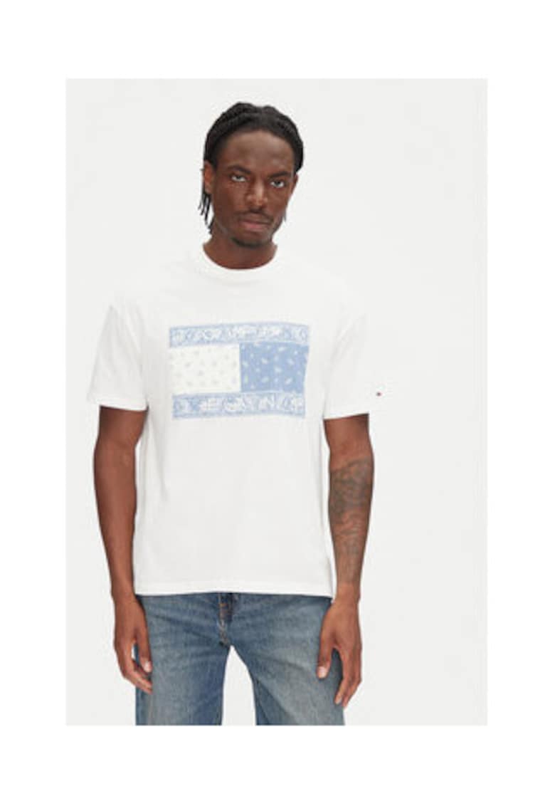 Tricou barbati -  ecru - 100% bumbac -