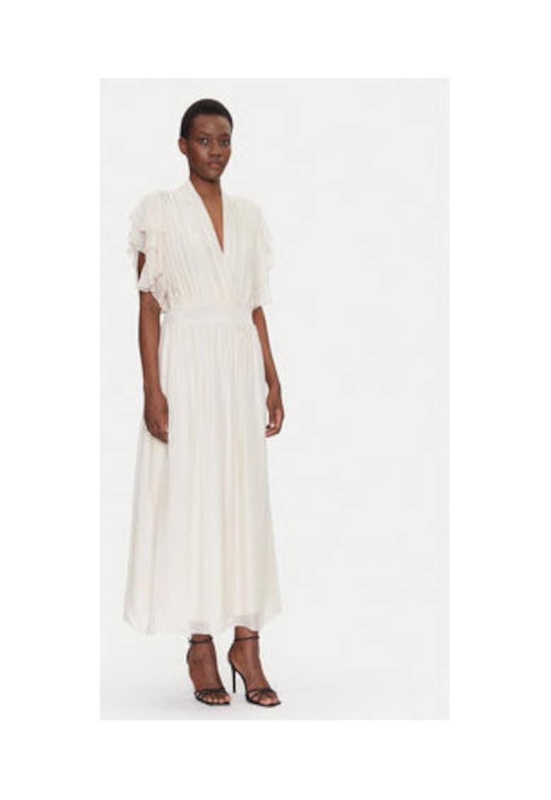 Oferte la Rochie de vara -  bej - 70% viscoza - 30% matase -