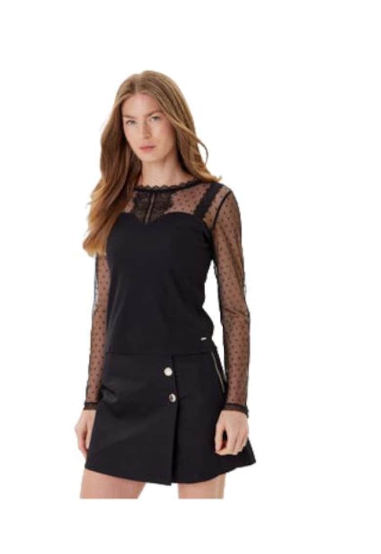 Oferte la Bluza dama -  poliester/viscoza/elastan - negru -