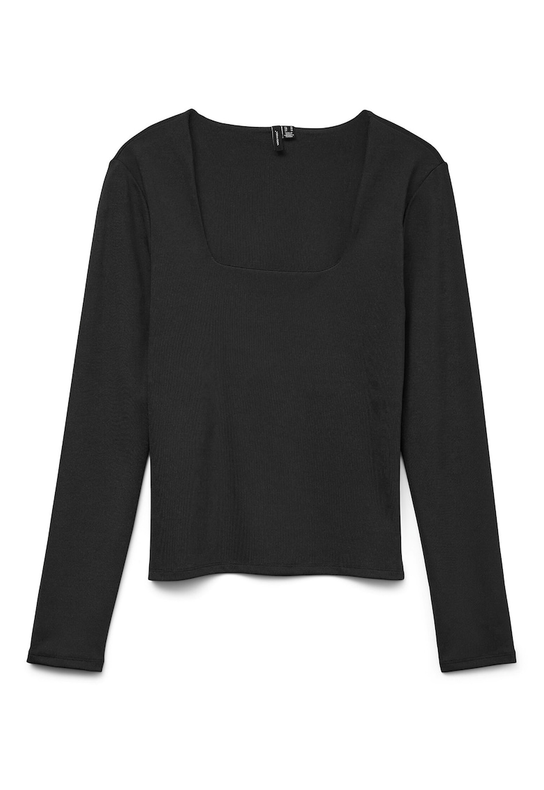 Bluza dama -  poliester/elastan - Negru