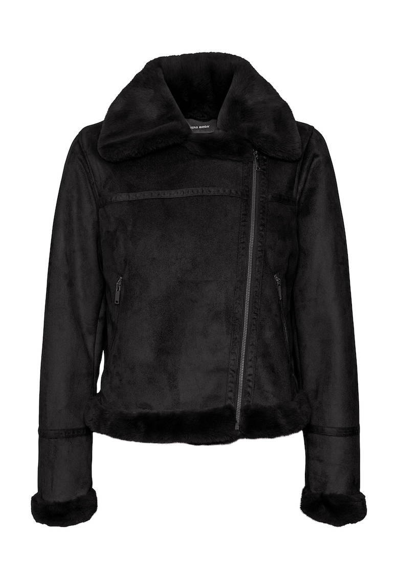 Geaca de dama -  neagra - 100% poliester -
