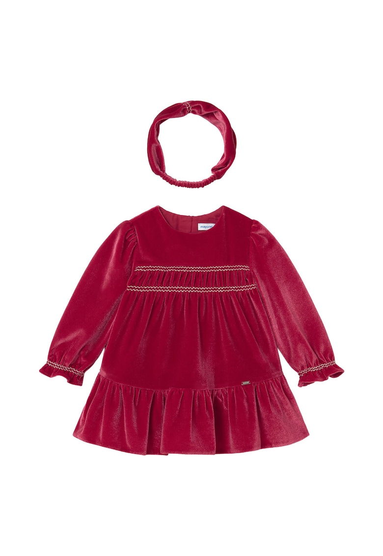 Rochie fete -  bordeaux - 95% poliester - 5% elastan -