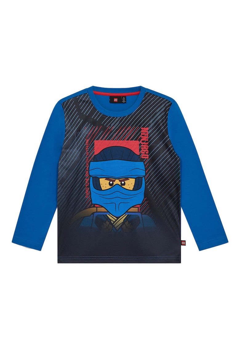 Bluza baieti -  Albastru - 100% bumbac -