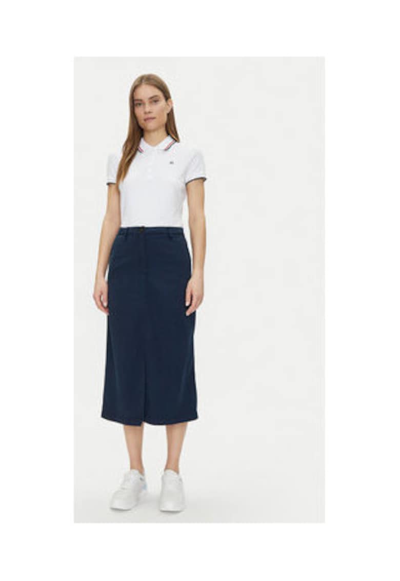 Oferte la Fusta midi -  bleumarin - 63% lyocell - 37% bumbac -