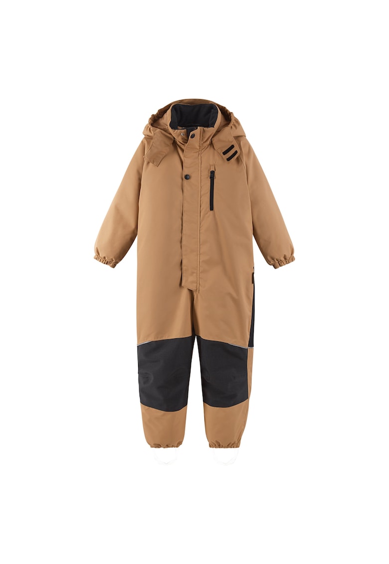 Salopeta de iarna pentru copii -  unisex - poliester - maro/negru