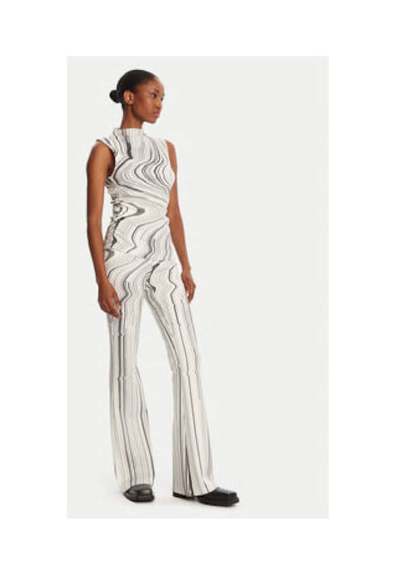 Pantaloni Dama -  poliester - ecru -