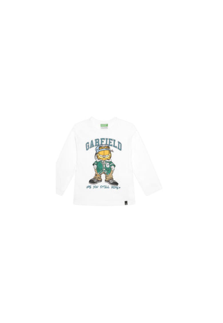Bluza copii -  alb - 100% bumbac -