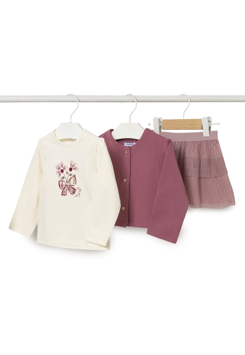 Set complet fetita -  Multicolor - 95% bumbac - 5% elastan - 2Y