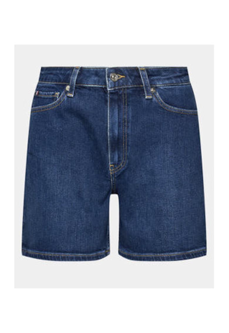 Oferte la Pantaloni scurti din denim dama  albastru - bumbac/nailon reciclat