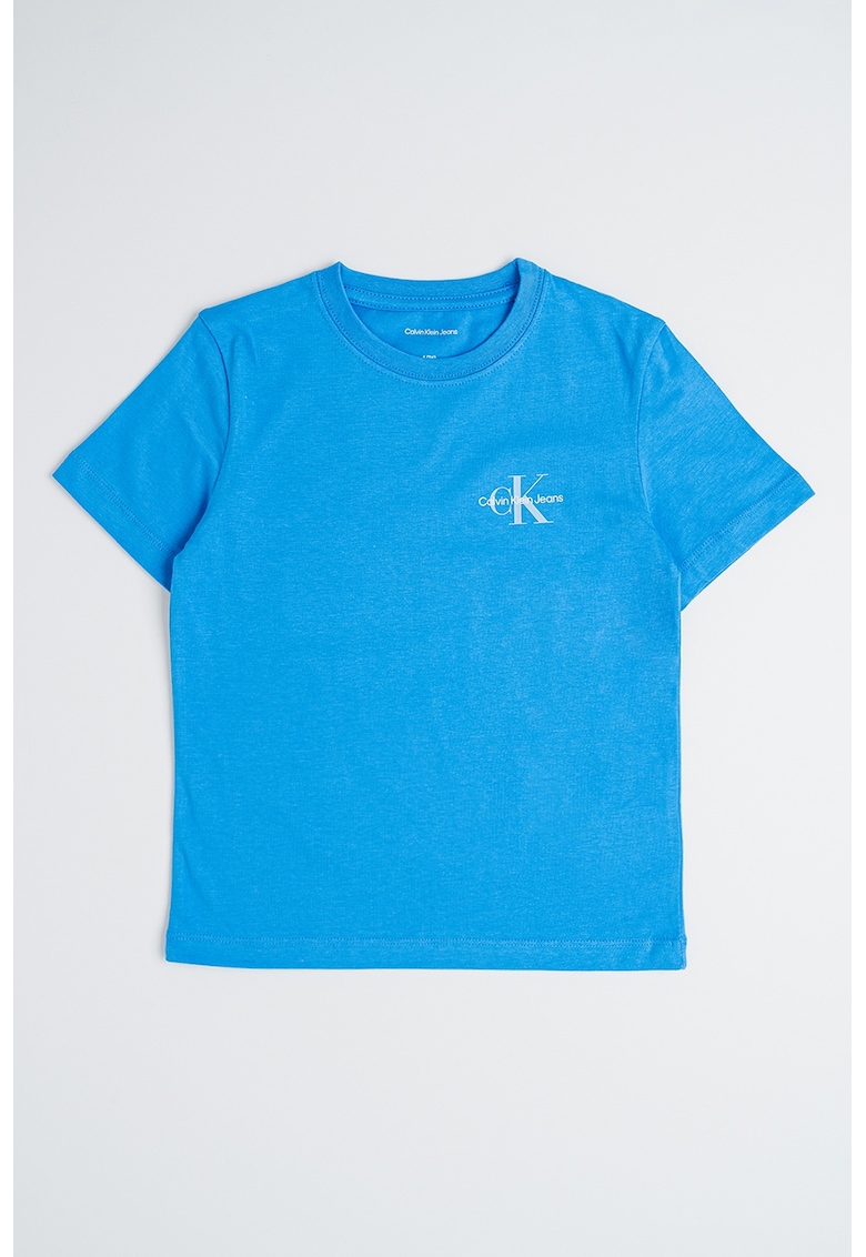 Tricou cu logo - Albastru royal/Albastru