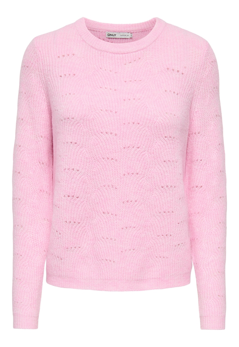 Pulover Dama -  Roz - 82% poliester - 15% acril - 3% elastan -