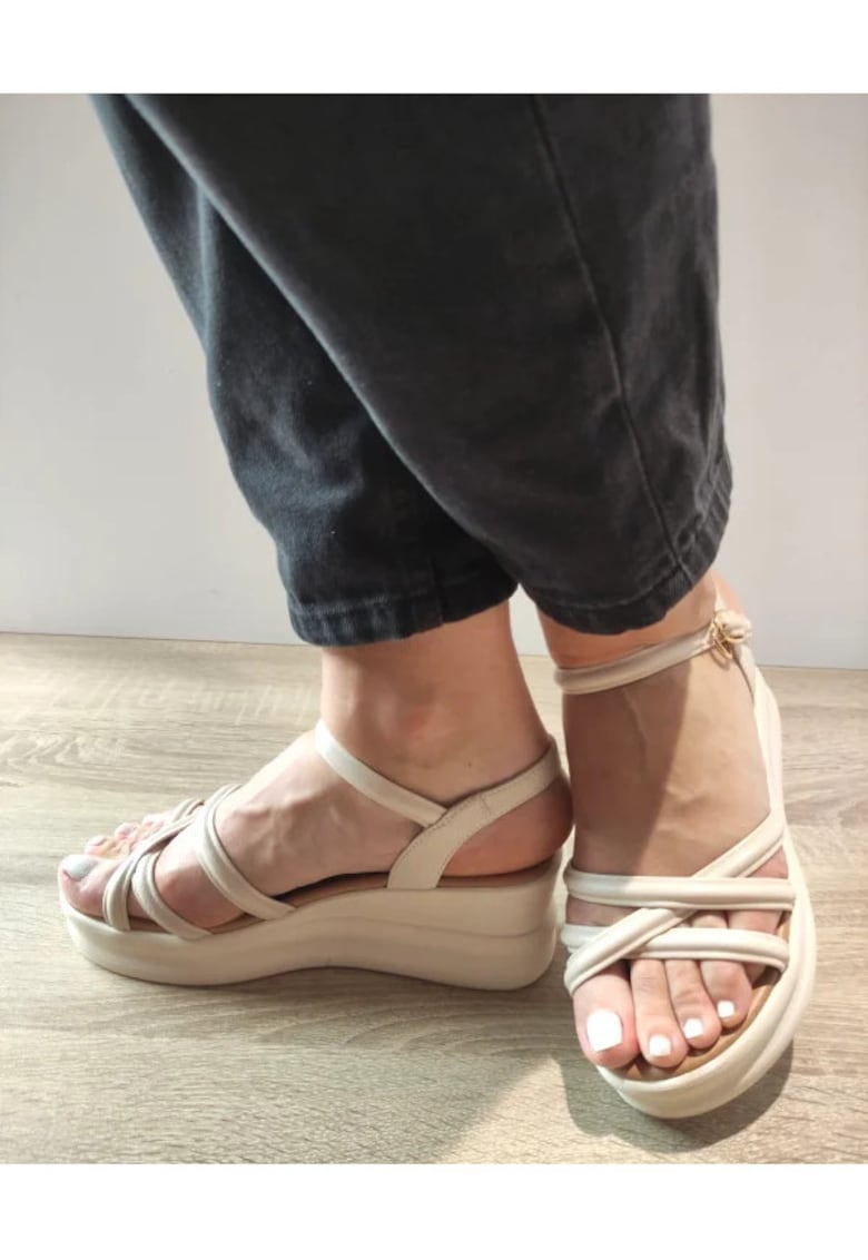 Sandale Casual Dama  991-1 Crem - Crem - Crem