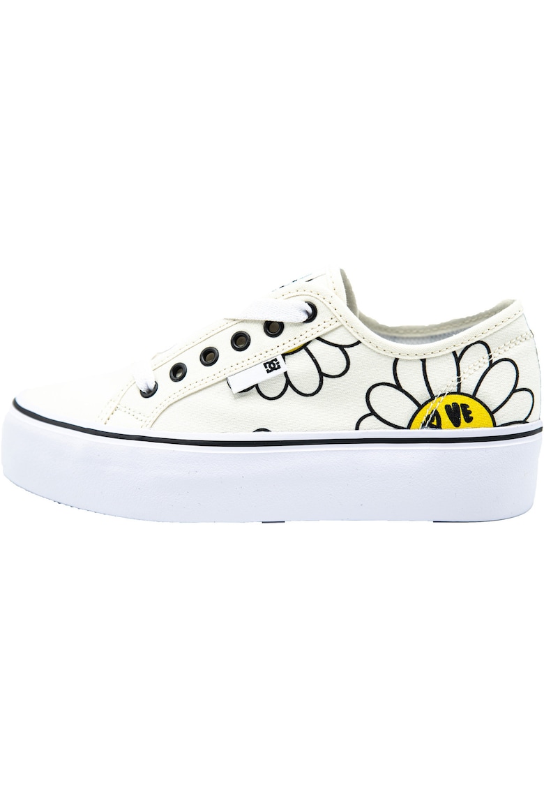 Tenisi femei  Manual Platform - Alb