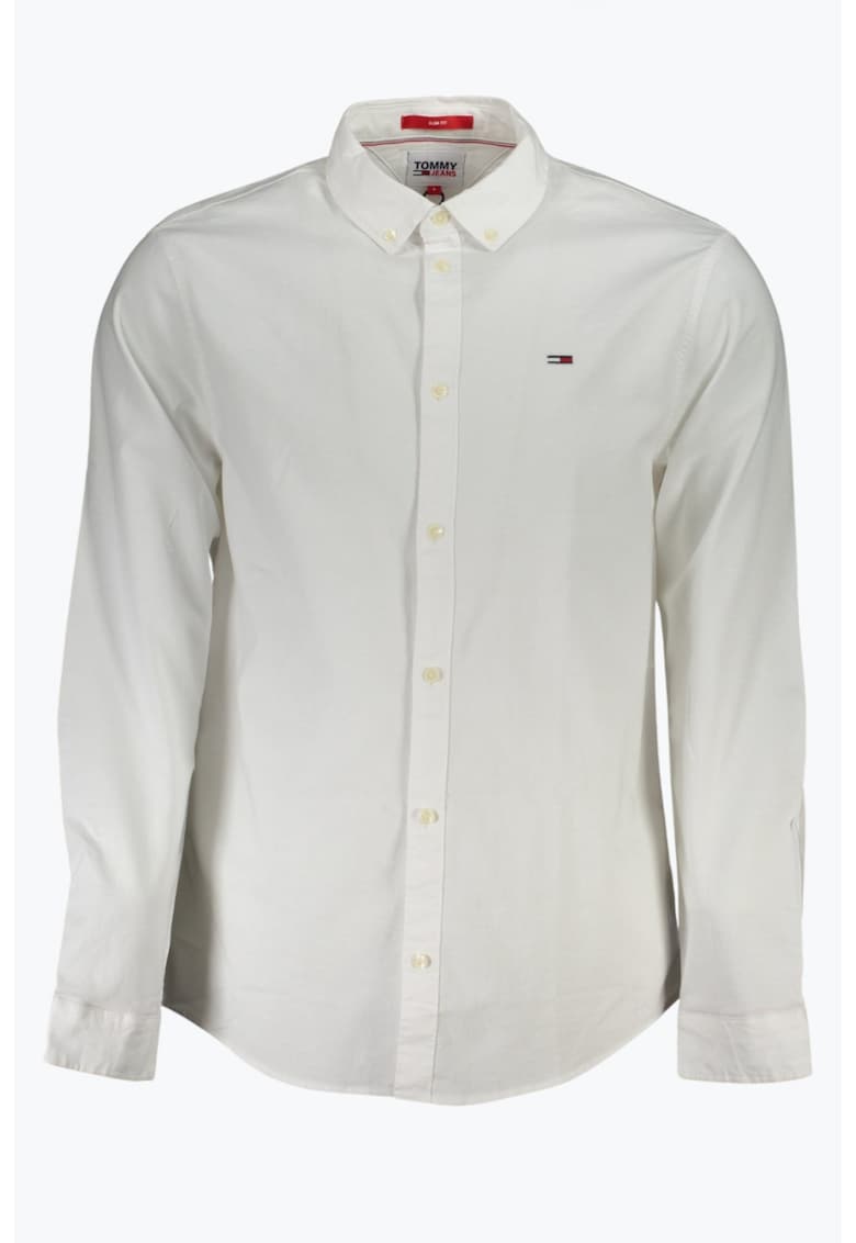 Camasa barbati Oxford cu croiala Slim fit alb 62192 - Alb