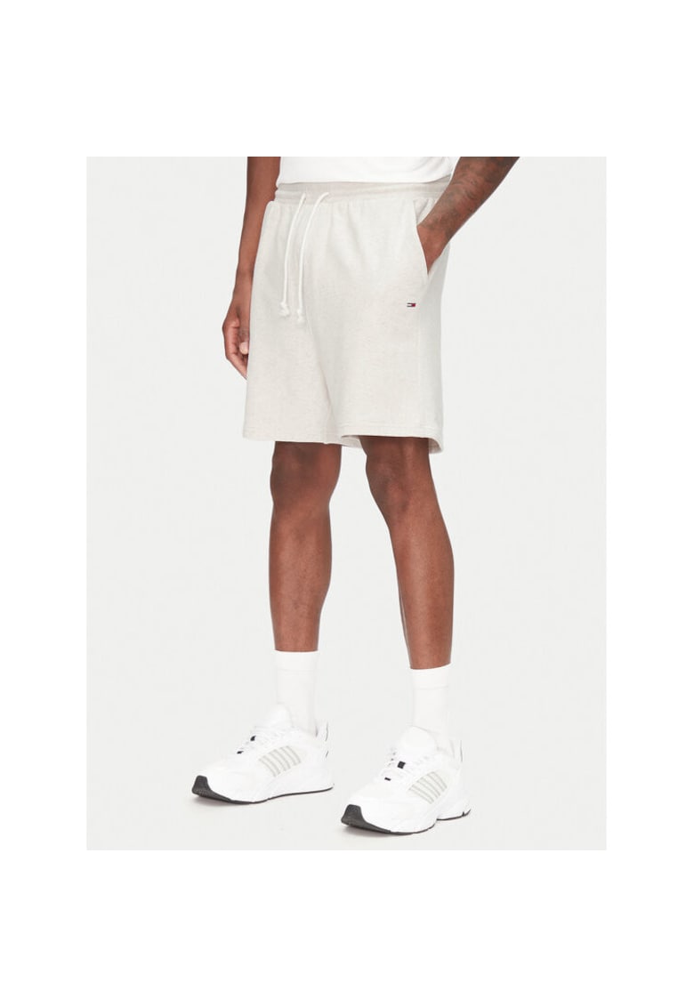 Oferte la Pantaloni scurti sport barbati -  Bej - 100% bumbac