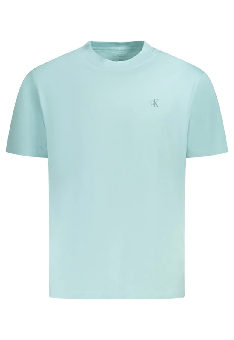 Tricou barbati - cu imprimeu pe spate - Regular fit - Turcoaz