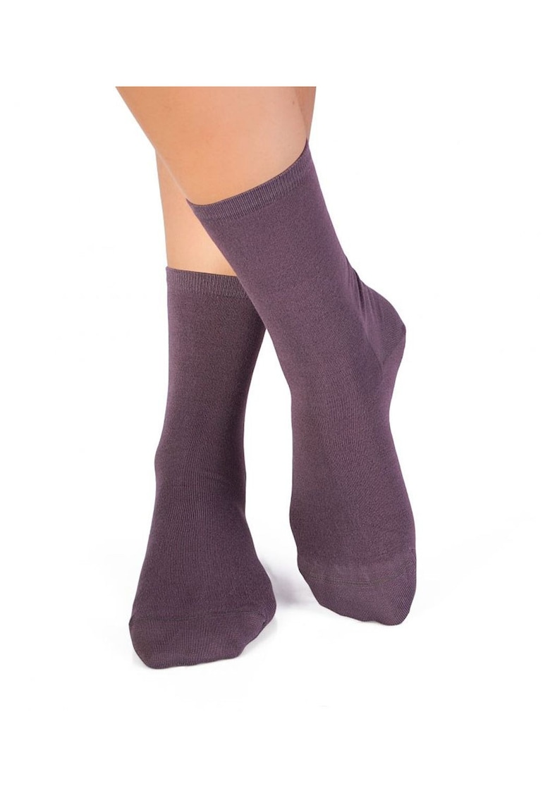 Sosete bambus - BASIC Purple