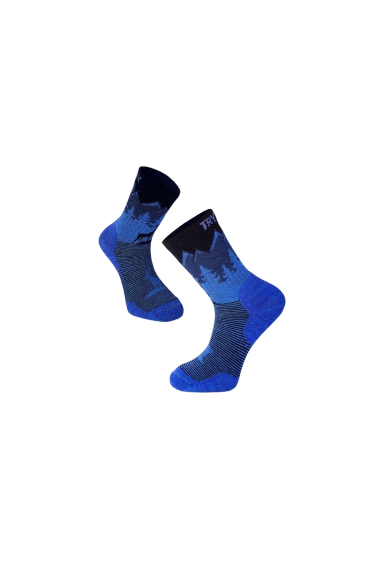 Sosete de drumetie din lana merino Capricorn Alpin - 39-42 EU - Albastru