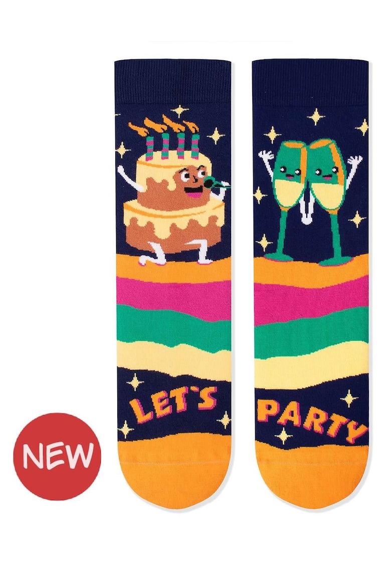 Sosete bumbac organic Arty Socks Party