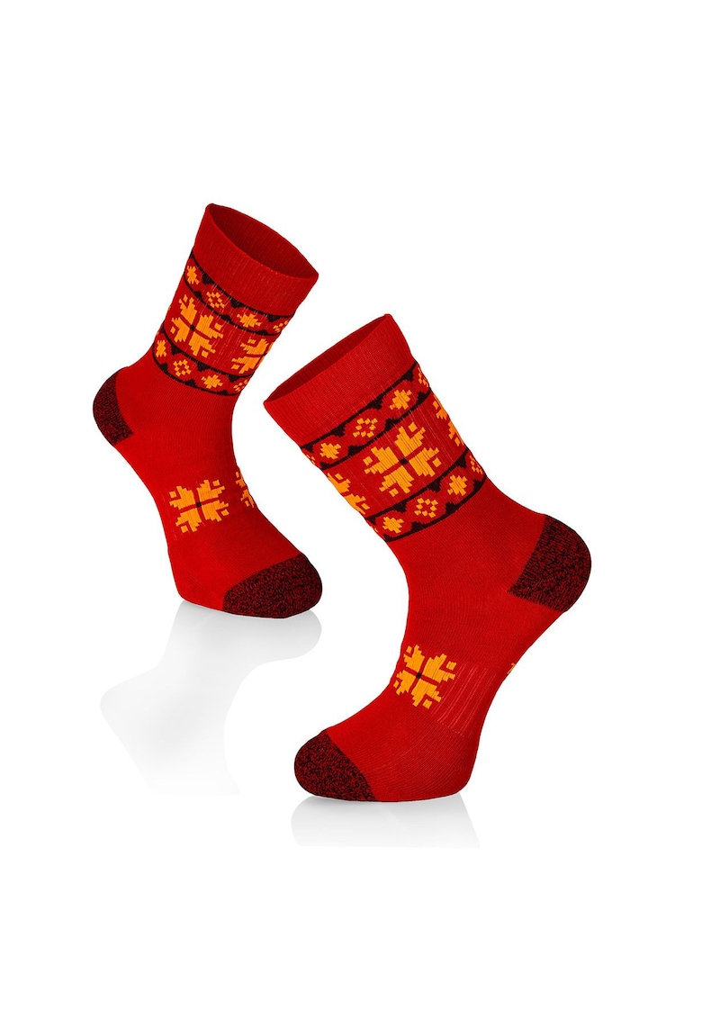 Oferte la Sosete bumbac Active Lifestyle Socks ETHNO Red
