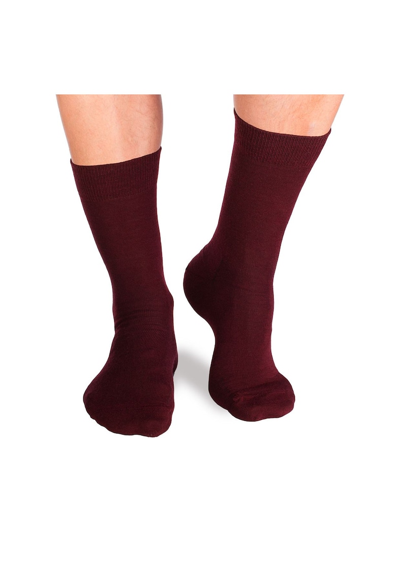 Sosete merino Fine Bordeaux -35-38