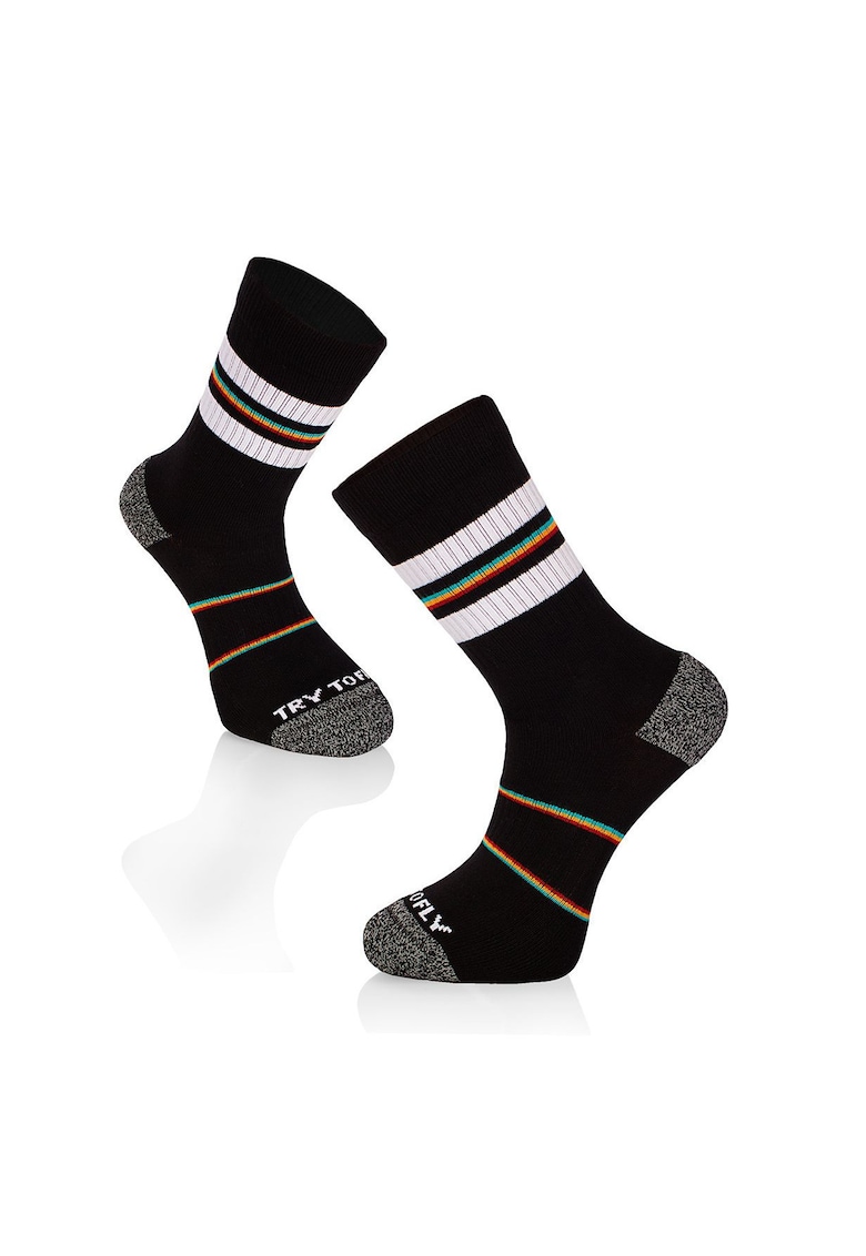 Oferte la Sosete bumbac Active Lifestyle Socks RINGS Black White