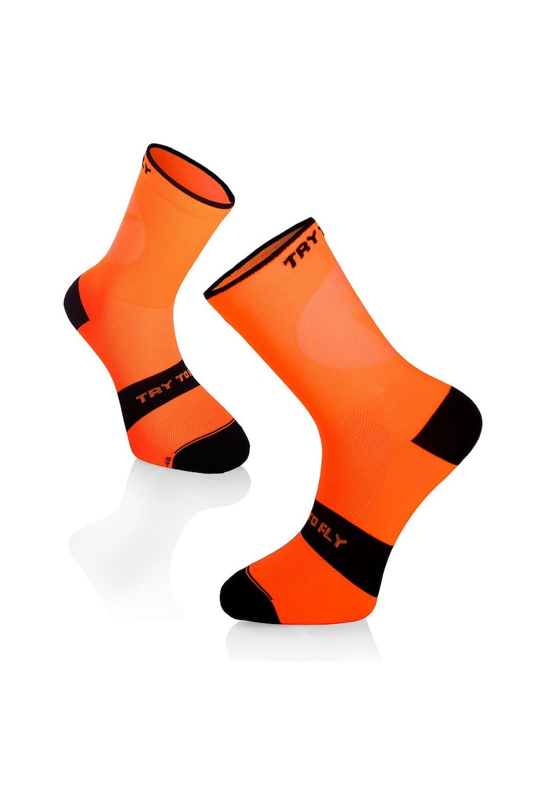 Oferte la Sosete de ciclism usoare Portocaliu Fluo