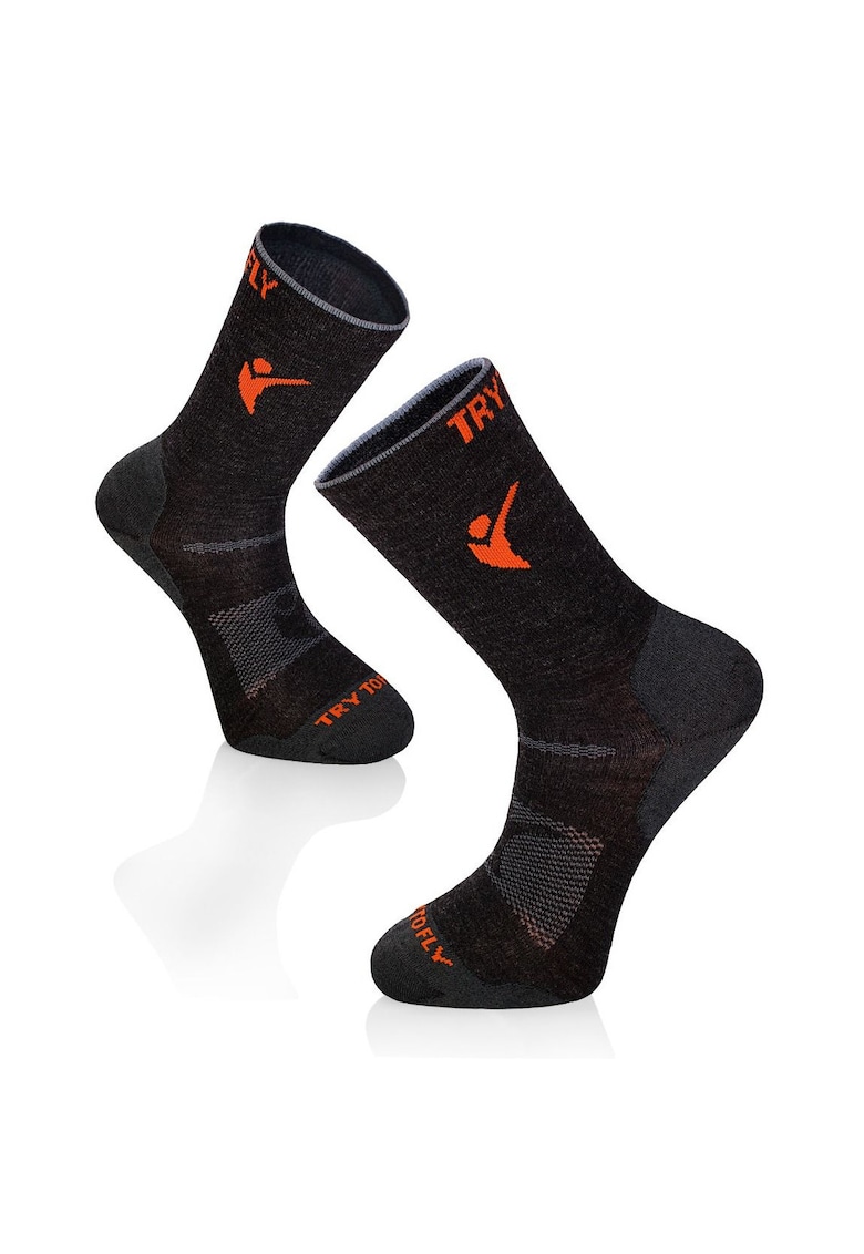 Oferte la Sosete pentru turism montan - LIGHT HIKING SOCKS Antracit