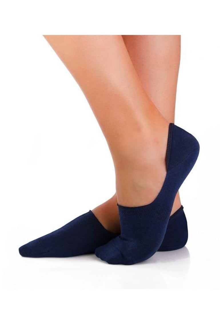 Sosete tip talpici INVISIBLE ORGANIC SOCKS DARK BLUE