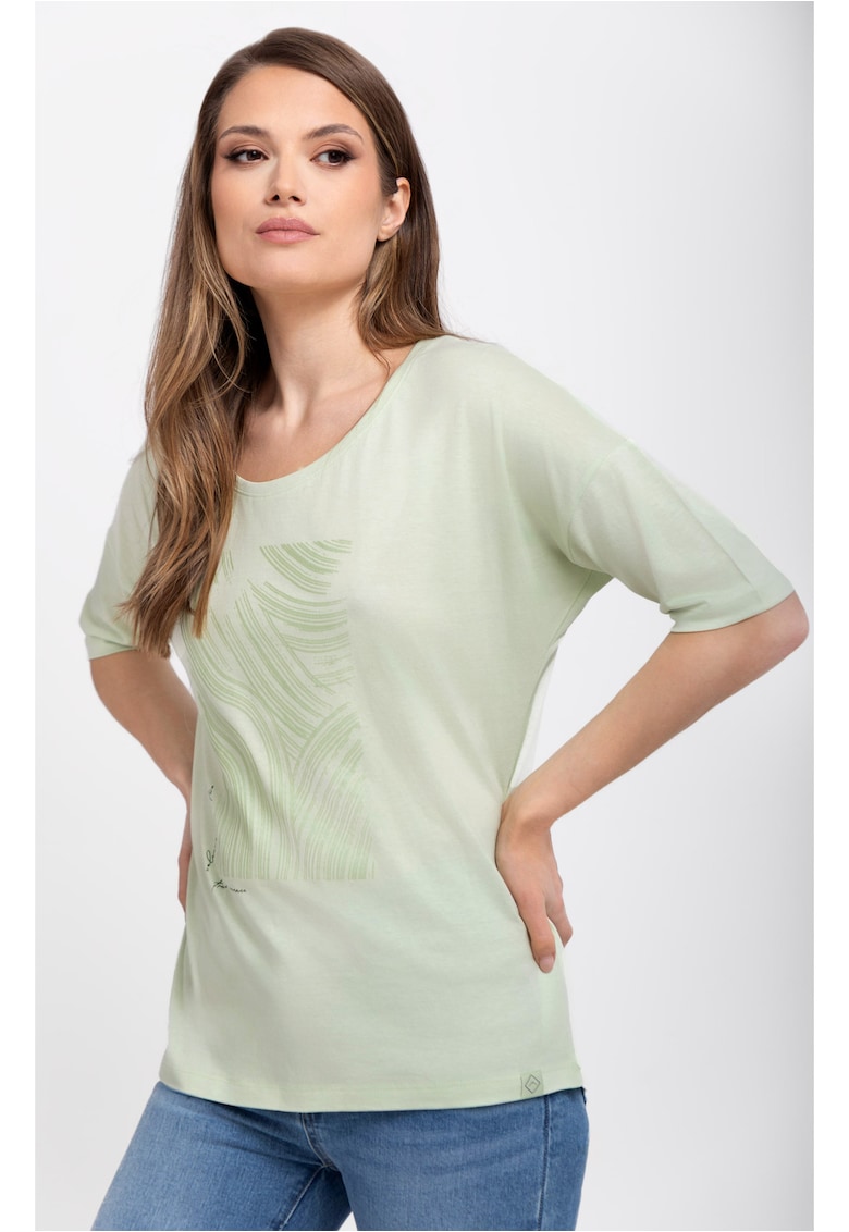 Tricou  T-Fest pentru femei - verde - Comfort Fit