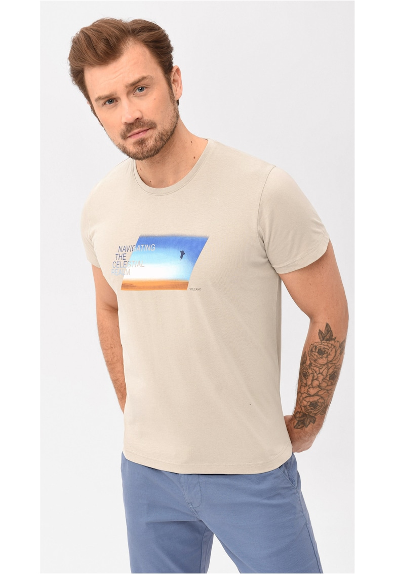 Tricou pentru barbati  T-Navi - bej