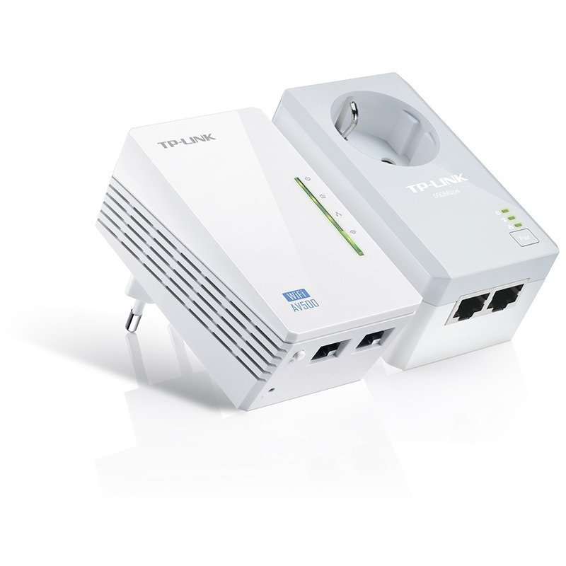 Kit Adaptor+Amplificator Powerline, (TL-WPA4220&amp;TL-PA4020P), TL-WPA4226KIT