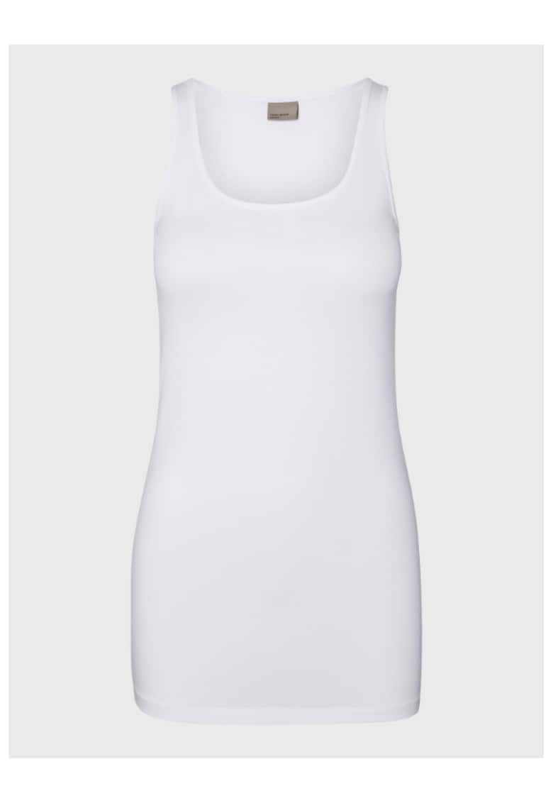 Top dama -  301750420 - Bumbac - Alb