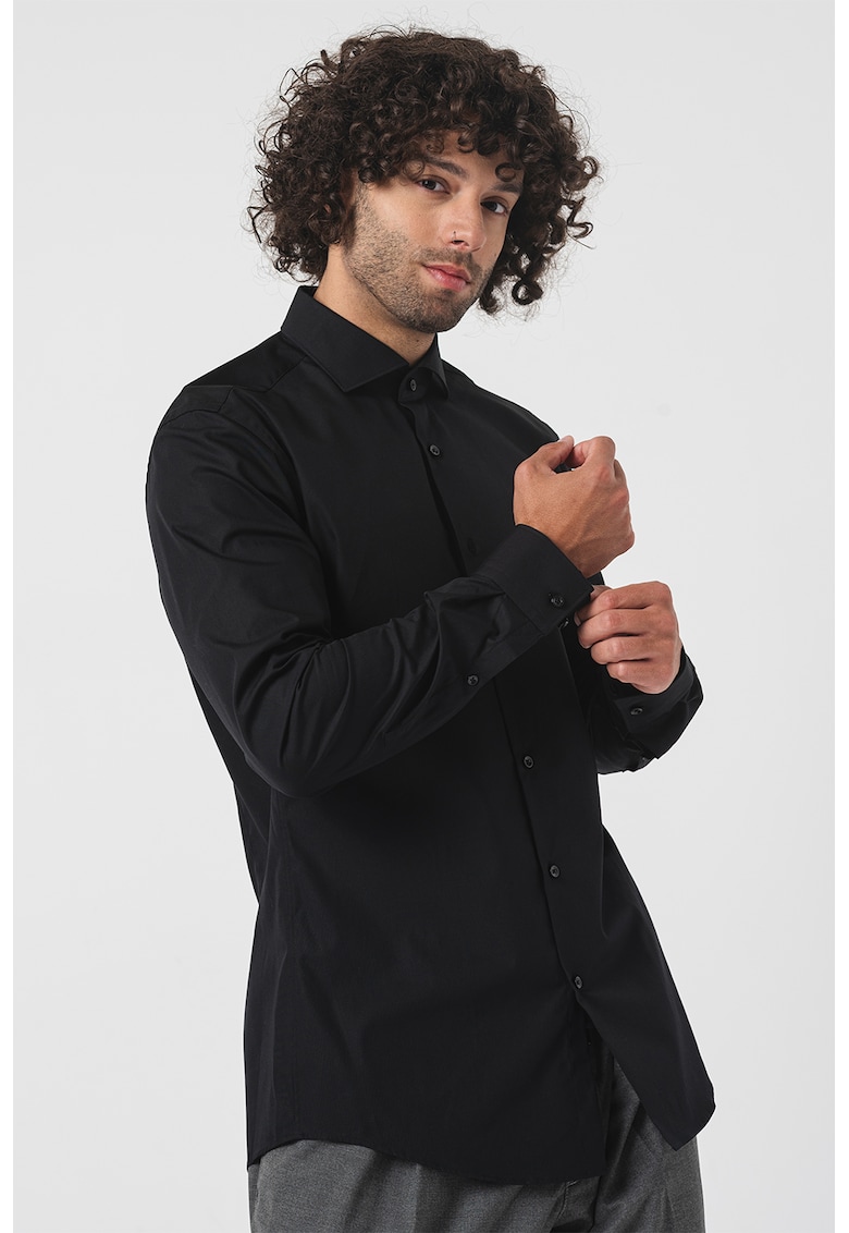 Camasa slim fit Jason - Negru